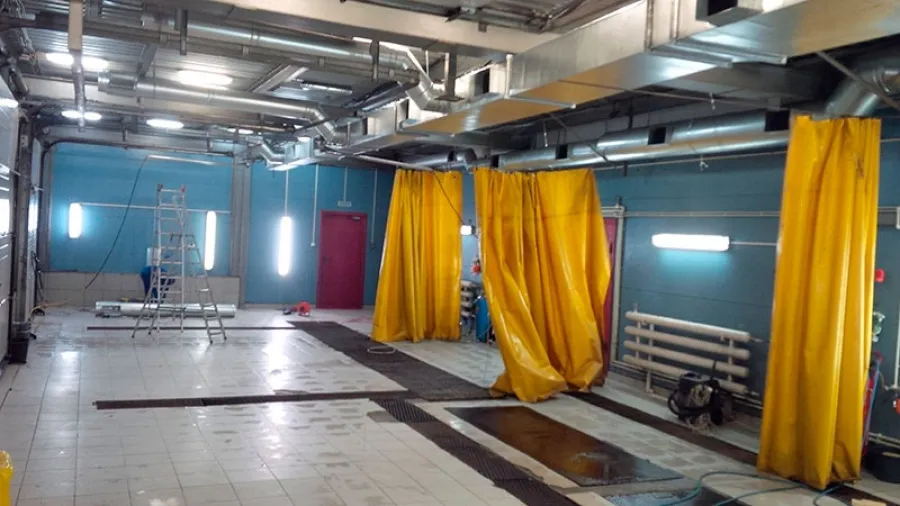 Монтаж вентиляции на автомойках